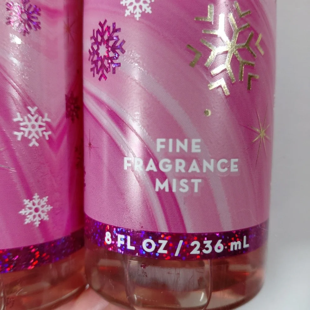 Lot Of 2 Twisted Peppermint Fine Fragrance Mist 8 oz Bath & Body Works